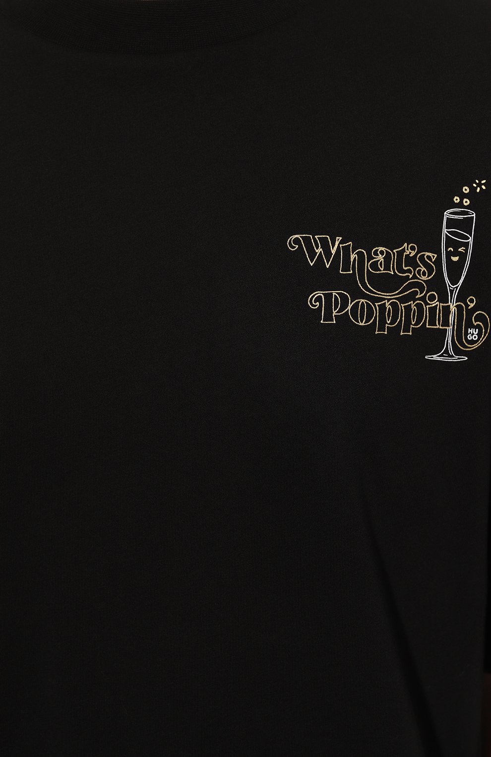 Хлопковая футболка HUGO, арт. 50502310, фото 5