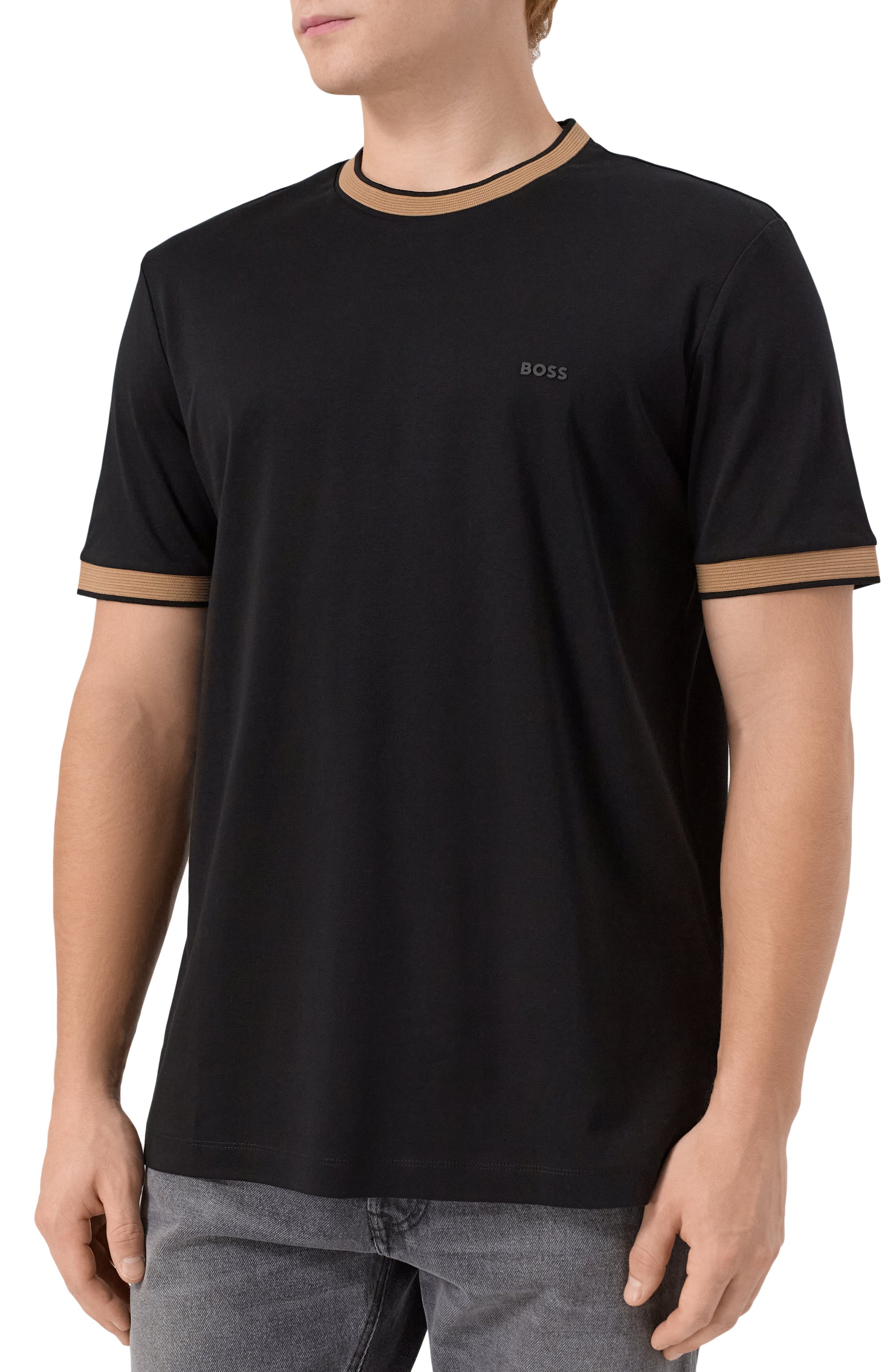 Хлопковая футболка BOSS, арт. 50543858, фото 3
