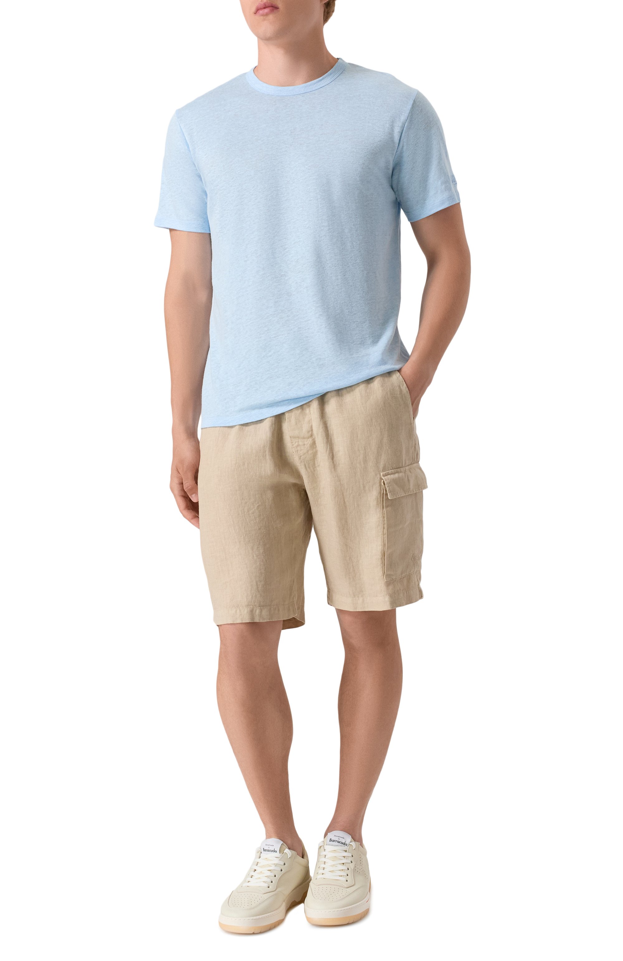 Льняные шорты MC2 SAINT BARTH, арт. STBM MARSEILLE/00275H, фото 2