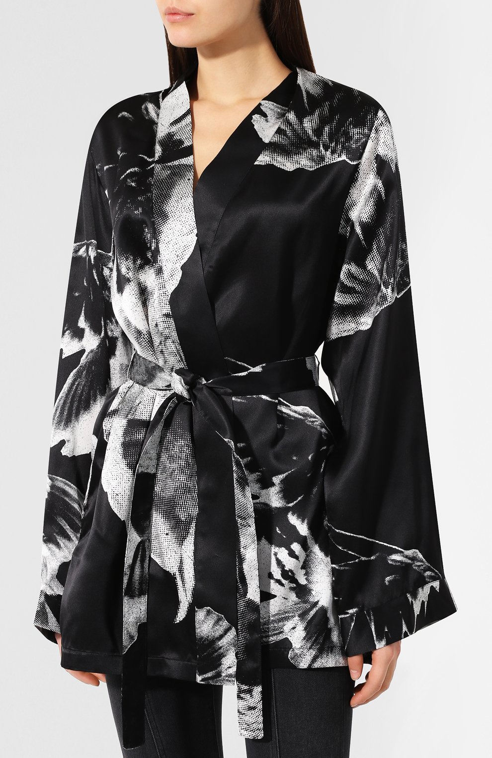 Шелковая блузка ANN DEMEULEMEESTER, арт. 1901-3961-109-099, фото 3