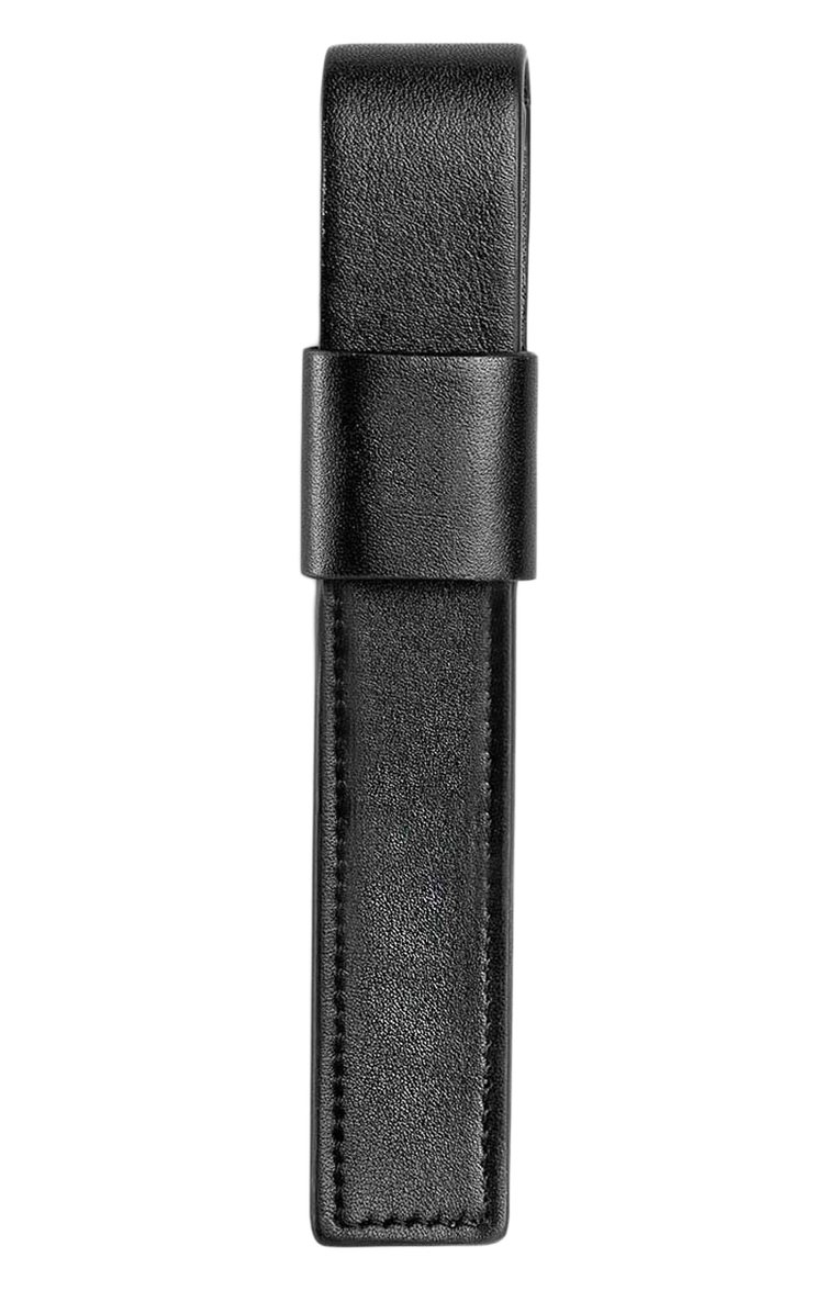 Чехол для ручки MONTEGRAPPA черного цвета, арт. IC00PP03 | Фото 2 (Нос: Не проставлено; Региональные ограничения белый список (Axapta Mercury): Не проставлено; Материал: Натуральная кожа; Ограничения доставки: m-style)