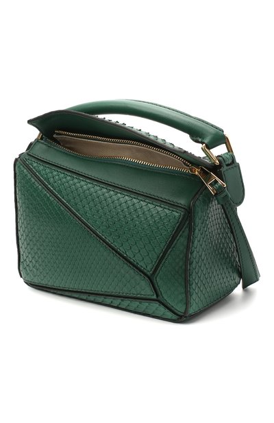 Сумка puzzle mini из кожи питона LOEWE, арт. A510U95X23/PBIV, фото 4