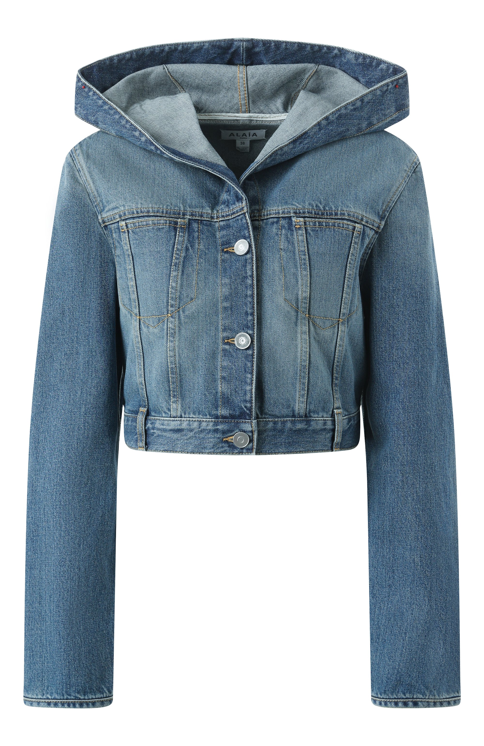 Джинсовая куртка ALAIA, арт. AA9V0421T536A, фото 1