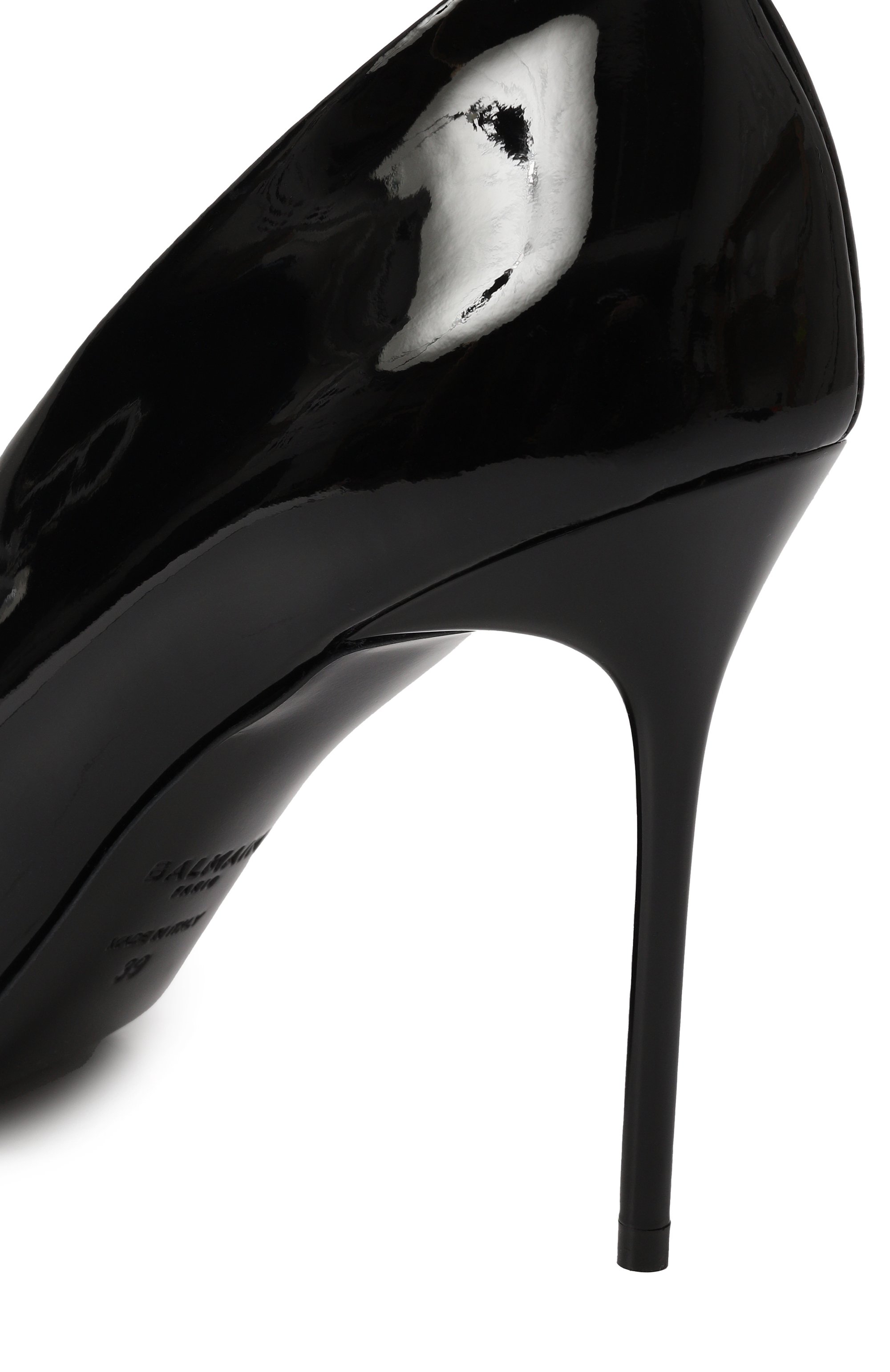 Кожаные туфли clara 95 BALMAIN, арт. BN0UA941/LPAT, фото 7