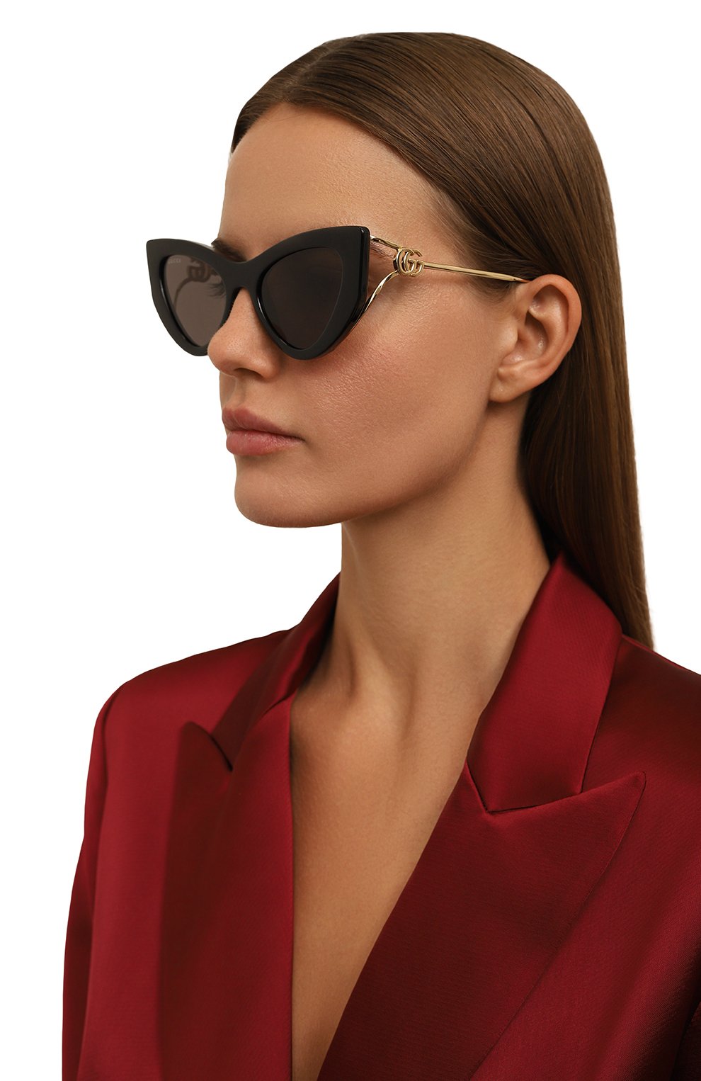 Солнцезащитные очки GUCCI черного цвета по цене 58900 руб., арт. GG1565S 001, фото 2 Солнцезащитные очки GUCCI, арт. GG1565S 001, фото 2