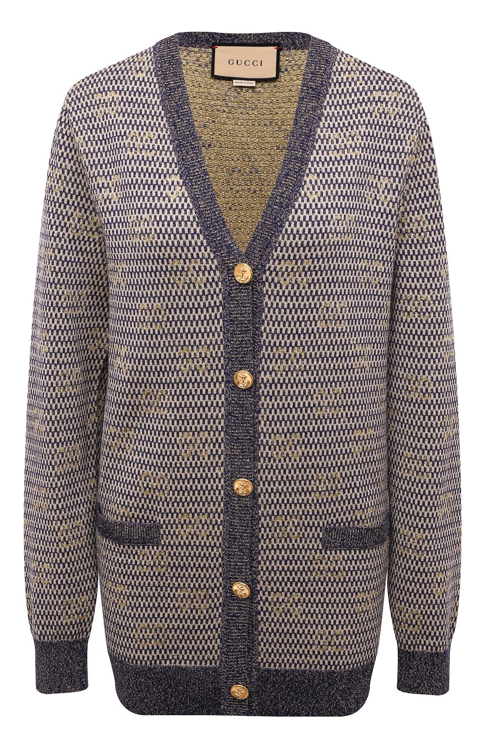 Кардиган из шерсти и вискозы GUCCI, арт. 644773 XKBOO, фото 1