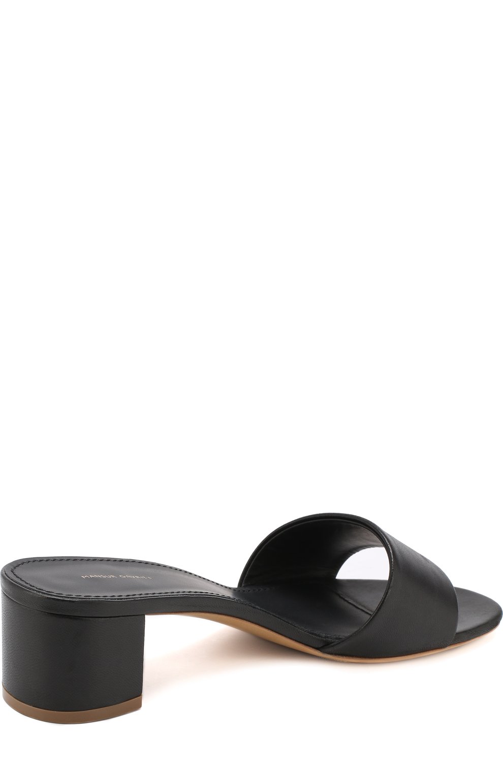 Кожаные мюли на устойчивом каблуке MANSUR GAVRIEL, арт. FS4005LA, фото 4