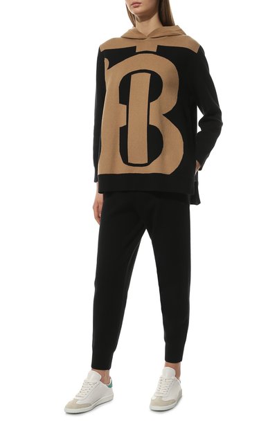 Худи из кашемира и хлопка BURBERRY бежевого цвета по цене 109500 руб., арт. 8052734, фото 2 Худи из кашемира и хлопка BURBERRY, арт. 8052734, фото 2