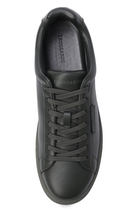 Кожаные кеды Trussardi 4