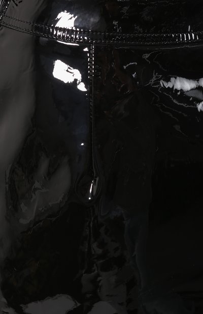 Кожаная юбка SAINT LAURENT черного цвета по цене 225500 руб., арт. 590922/YC2TG, фото 5 Кожаная юбка SAINT LAURENT, арт. 590922/YC2TG, фото 5