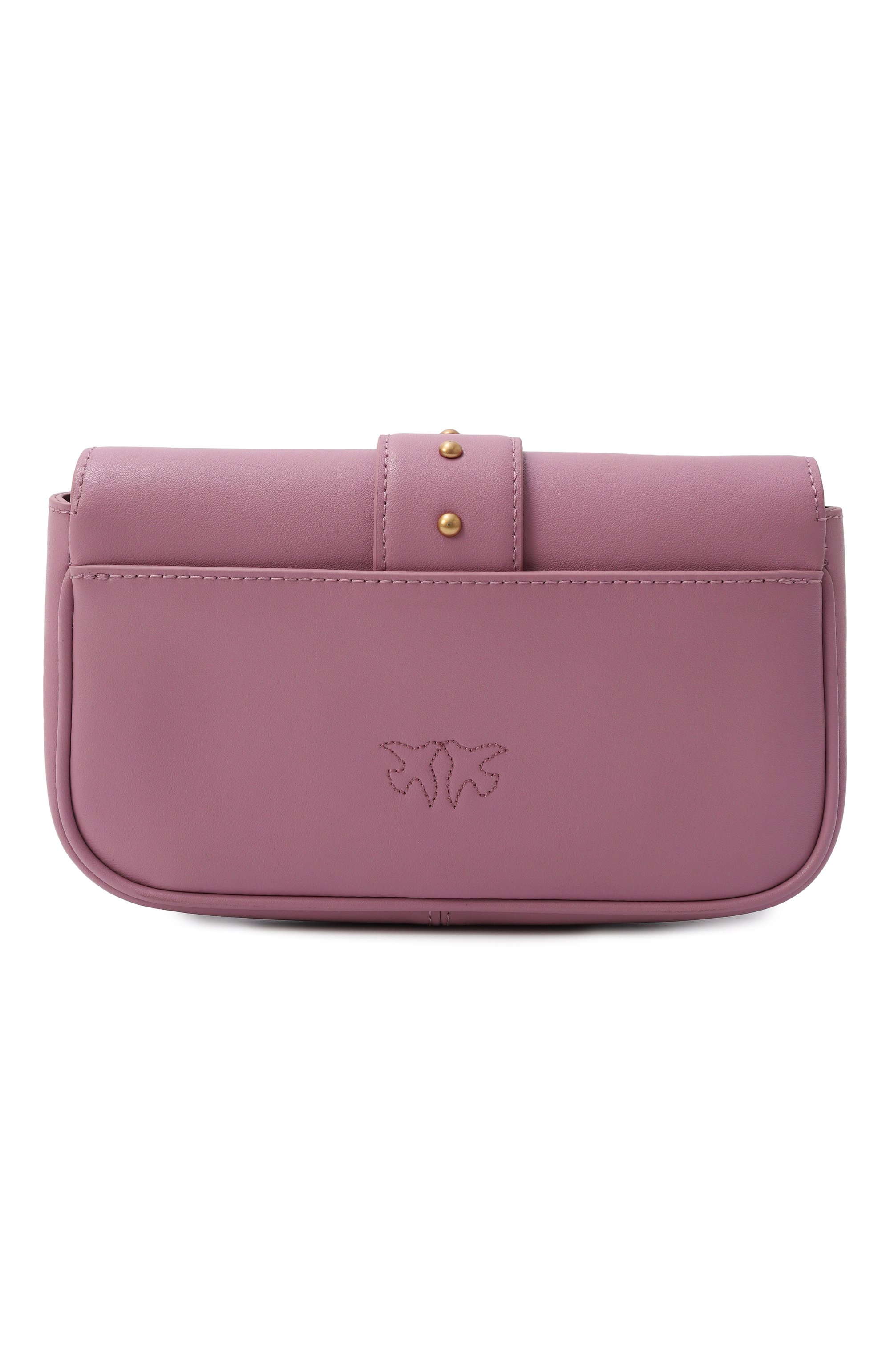 Сумка love one PINKO розового цвета по цене 28950 руб., арт. 100061/A0F1, фото 6 Сумка love one PINKO, арт. 100061/A0F1, фото 6