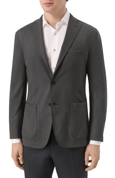 Шерстяной пиджак BOGLIOLI, арт. N1302E/SB4701, фото 4