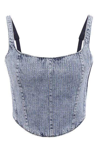 Джинсовый бра-топ PATRIZIA PEPE, арт. 2C1470_D043, фото 1