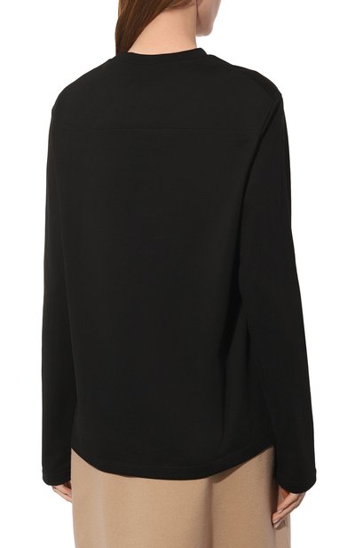 Хлопковый лонгслив JIL SANDER, арт. J02GC0110/J20073, фото 4