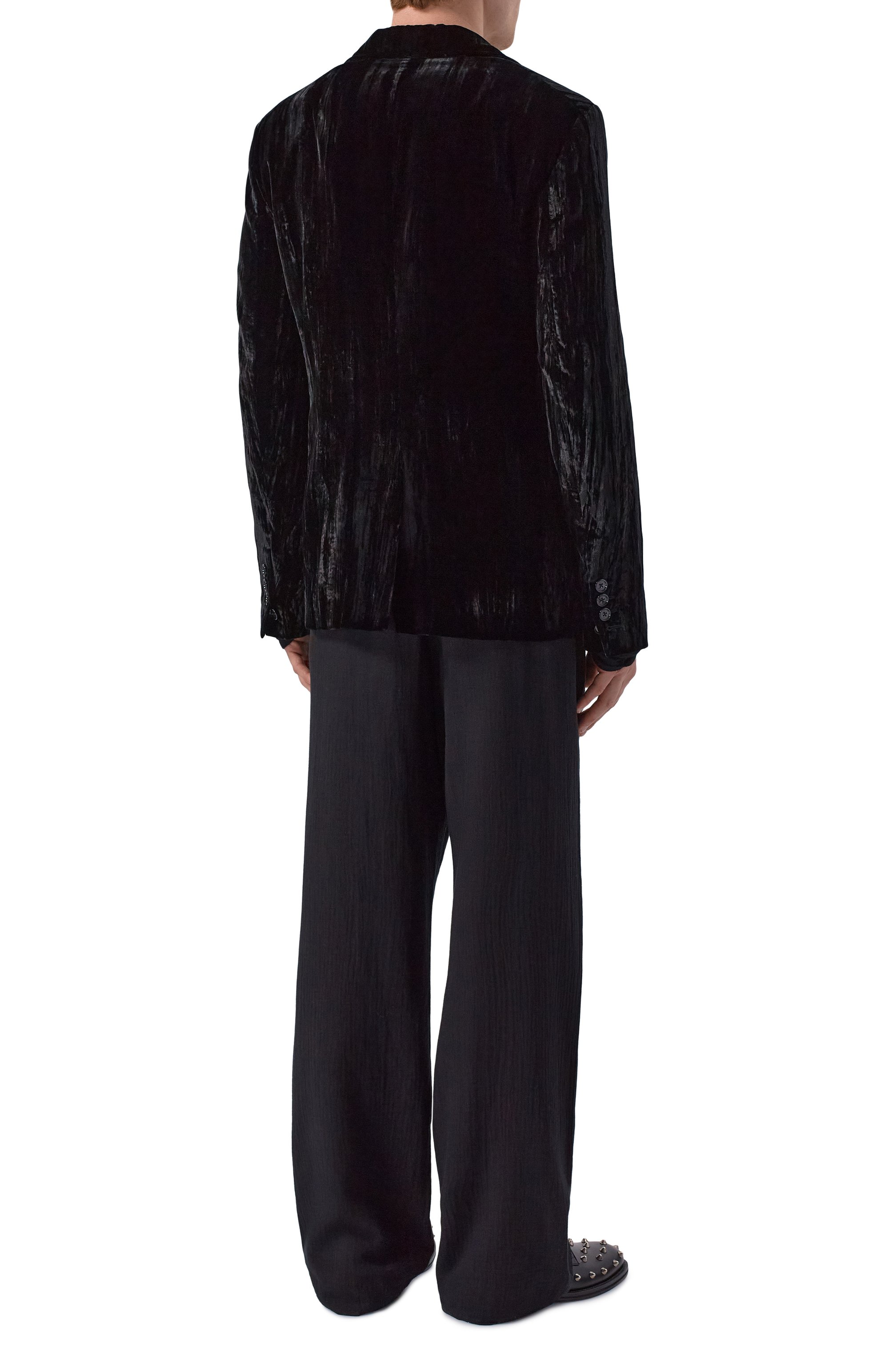 Бархатный пиджак ANN DEMEULEMEESTER, арт. B0013732/FA710, фото 4