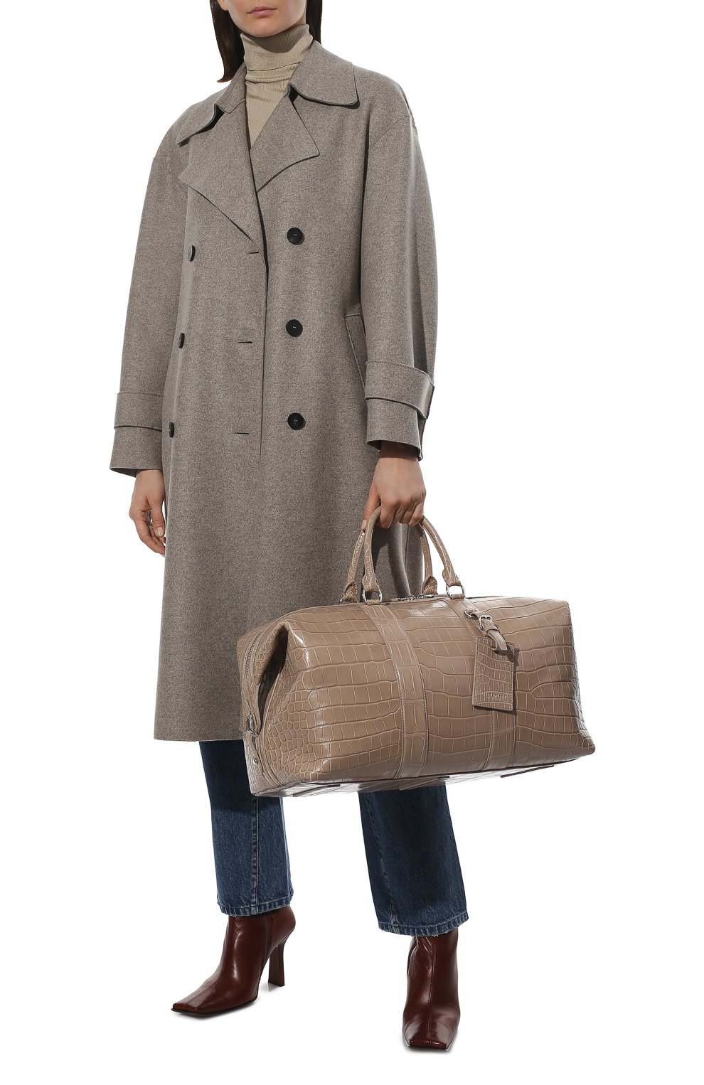 Сумка duffle из кожи аллигатора RALPH LAUREN, арт. 435867831/CP0R, фото 3