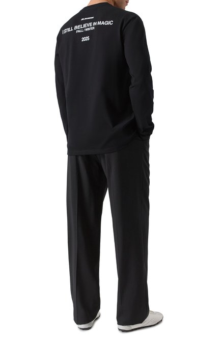 Мужская хлопковый лонгслив JIL SANDER, арт. J22GC0188/J46219