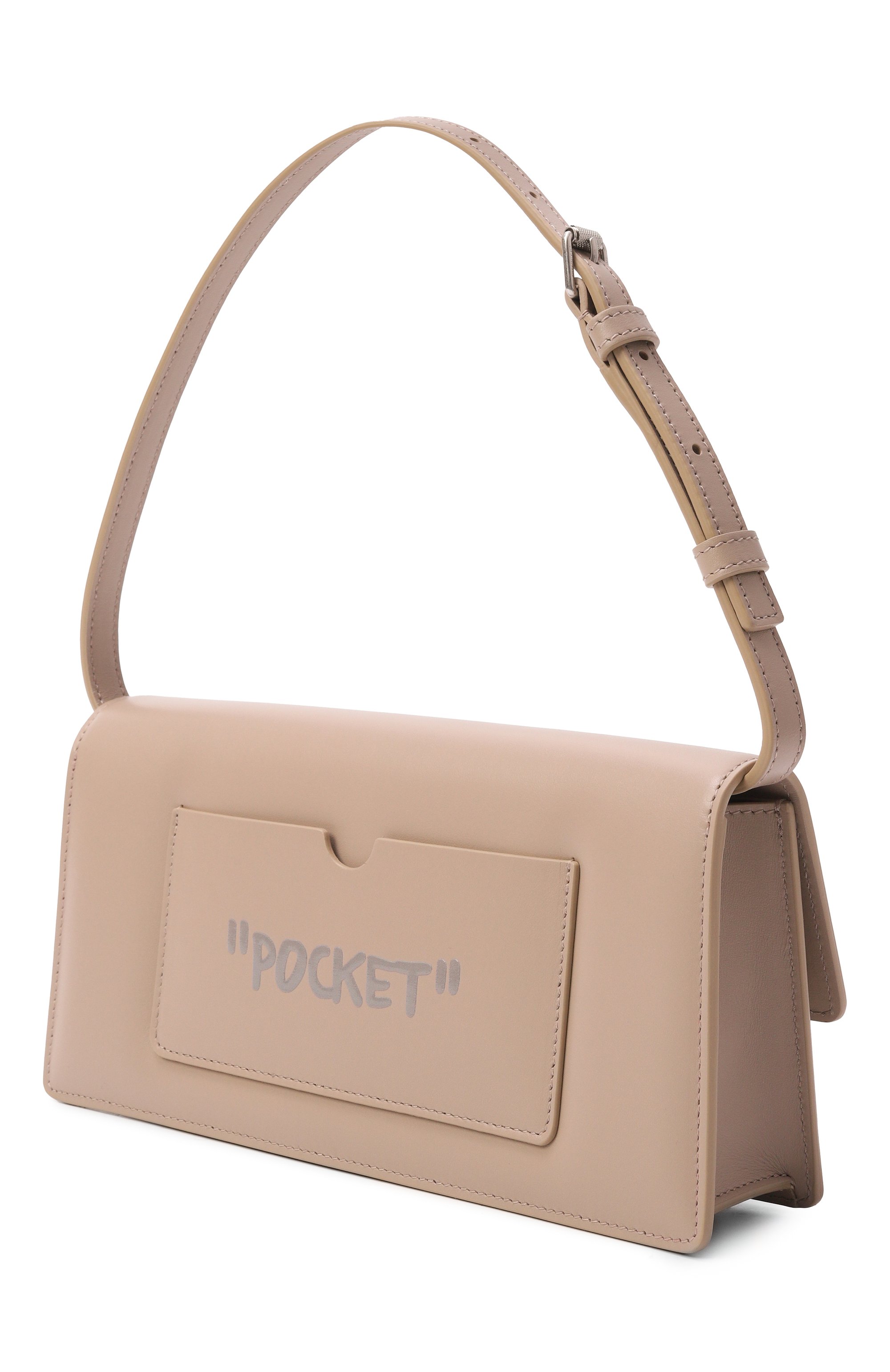 Сумка jitney 1.0 quote OFF-WHITE, арт. 0WNN172S26LEA001, фото 4