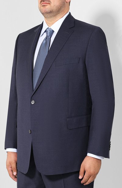 Шерстяной костюм с пиджаком на двух пуговицах EDUARD DRESSLER, арт. NR12/12022, фото 2