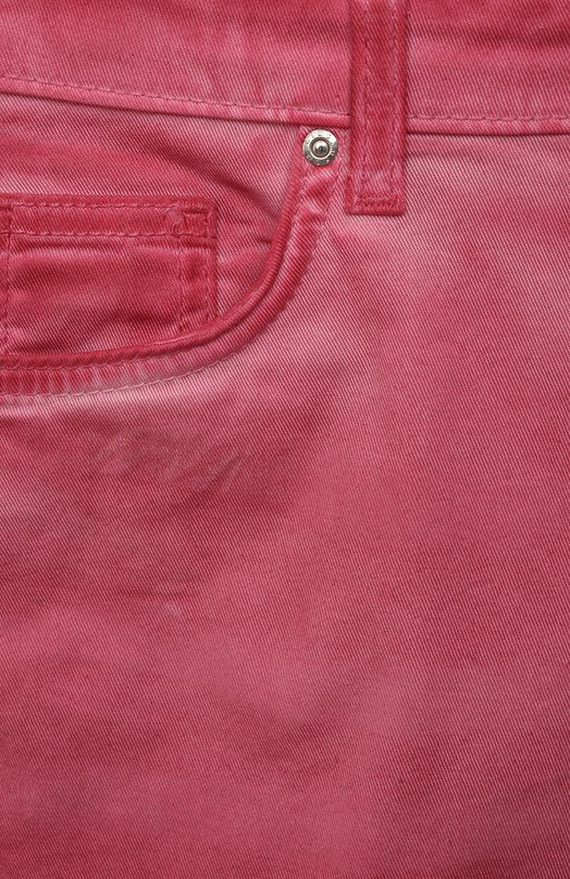 Джинсовые шорты MSGM kids Розовый, фото 3