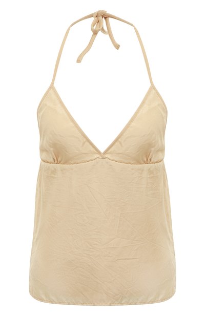 Женский топ из шелка и хлопка DRIES VAN NOTEN, арт. 221-011119-4627
