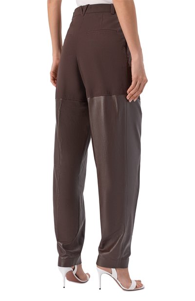 Комбинированные брюки BOTTEGA VENETA, арт. 852944/V6K00, фото 4