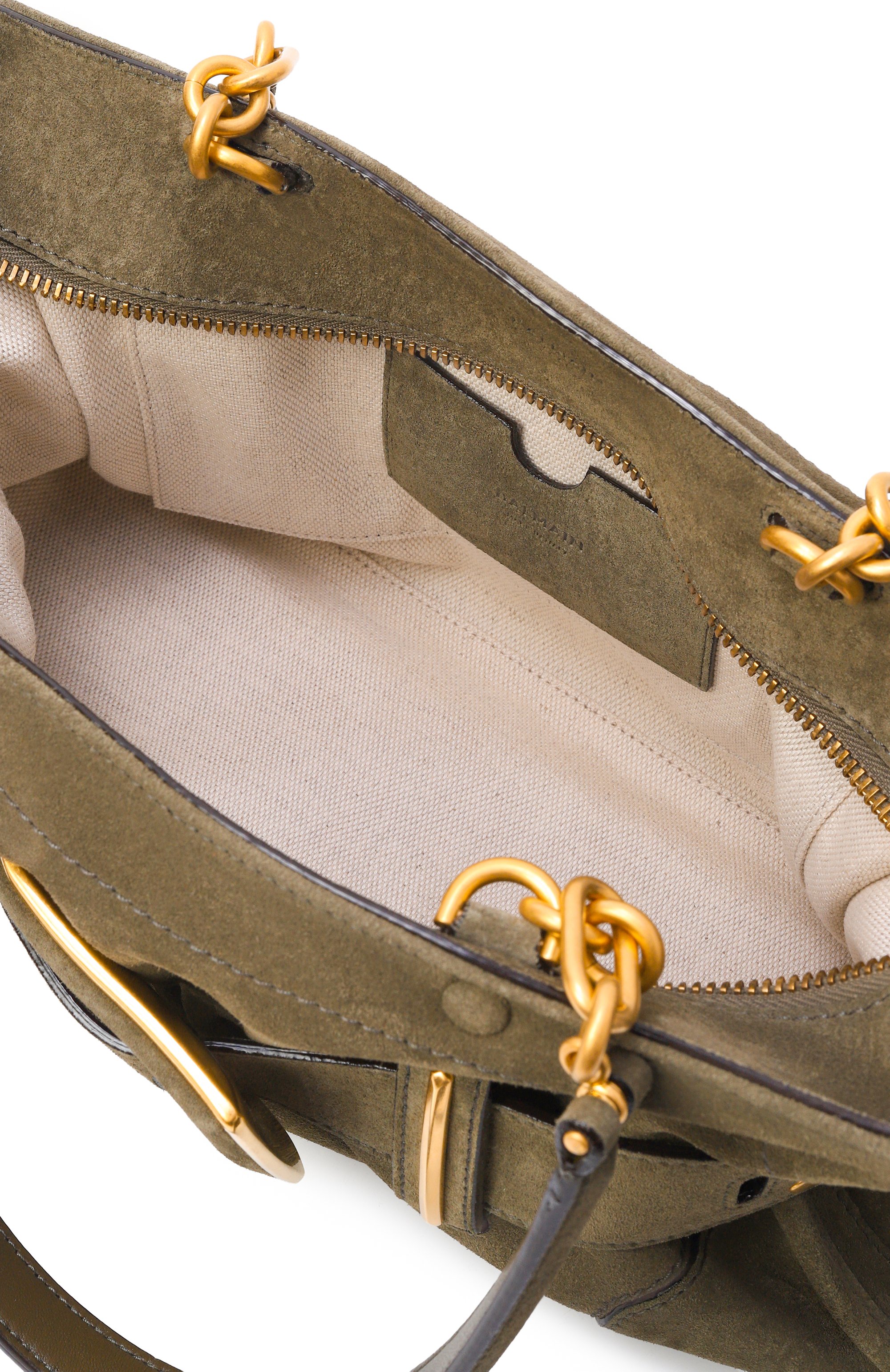 Сумка anthem BALMAIN хаки цвета по цене 246500 руб., арт. GN0DB035/LCA0, фото 5 Сумка anthem BALMAIN, арт. GN0DB035/LCA0, фото 5