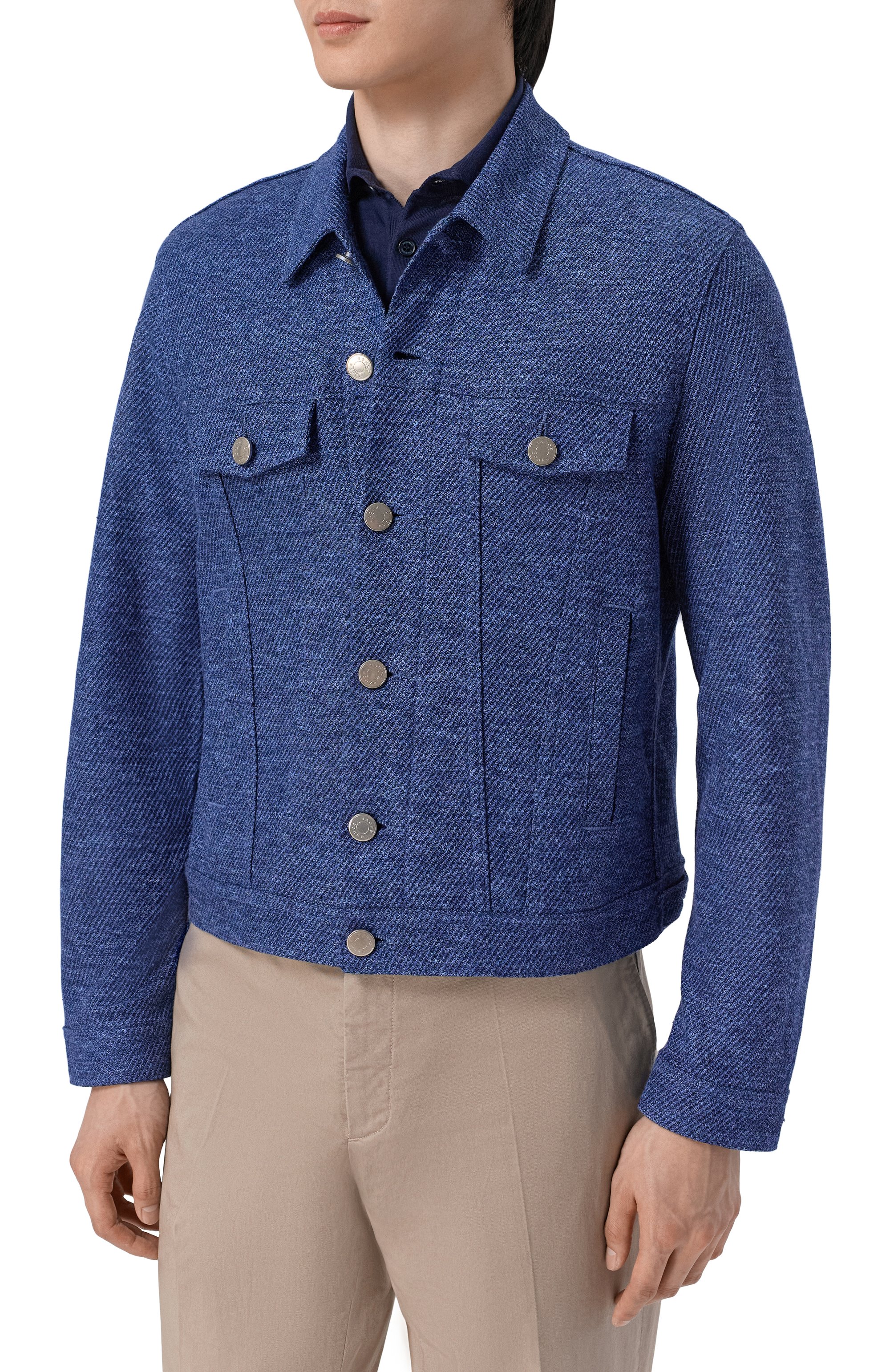 Куртка изо льна и хлопка JACOB COHEN, арт. JUM_H0076 082 M4558 RW, фото 3