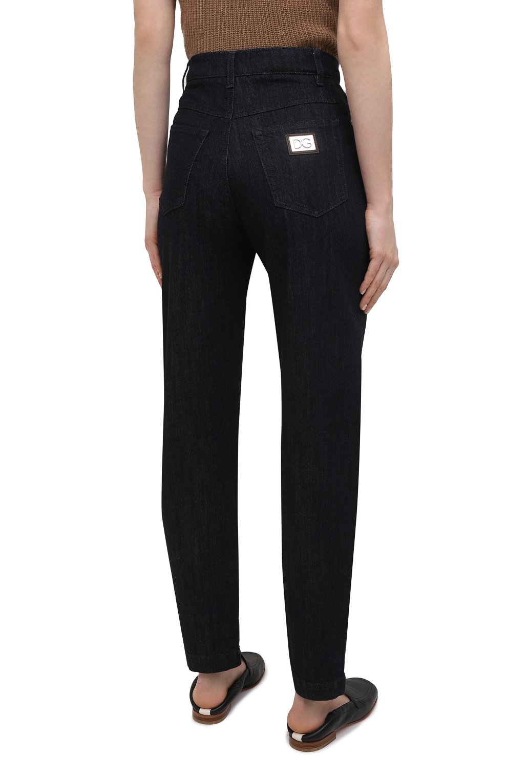 Джинсы DOLCE & GABBANA темно-синего цвета по цене 67200 руб., арт. FTBXGD/G8DA5, фото 4 Джинсы DOLCE & GABBANA, арт. FTBXGD/G8DA5, фото 4