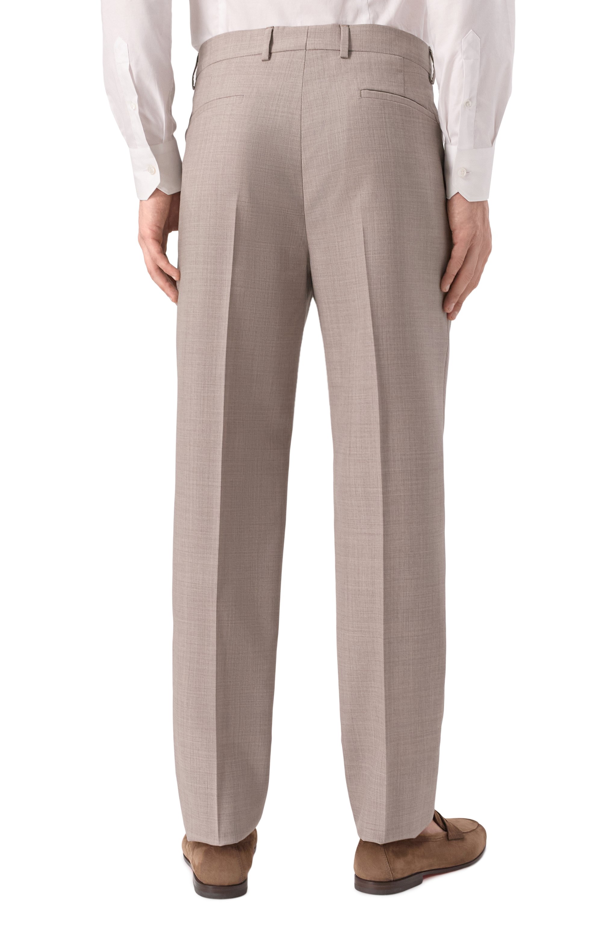 Шерстяные брюки BRUNELLO CUCINELLI, арт. MB407E1450, фото 4