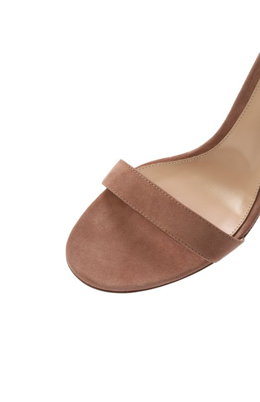 Замшевые босоножки Portofino 85 Gianvito Rossi G60953.85RIC.CAMPRAL Бежевый  G60953.85RIC.CAMPRAL Фото 7