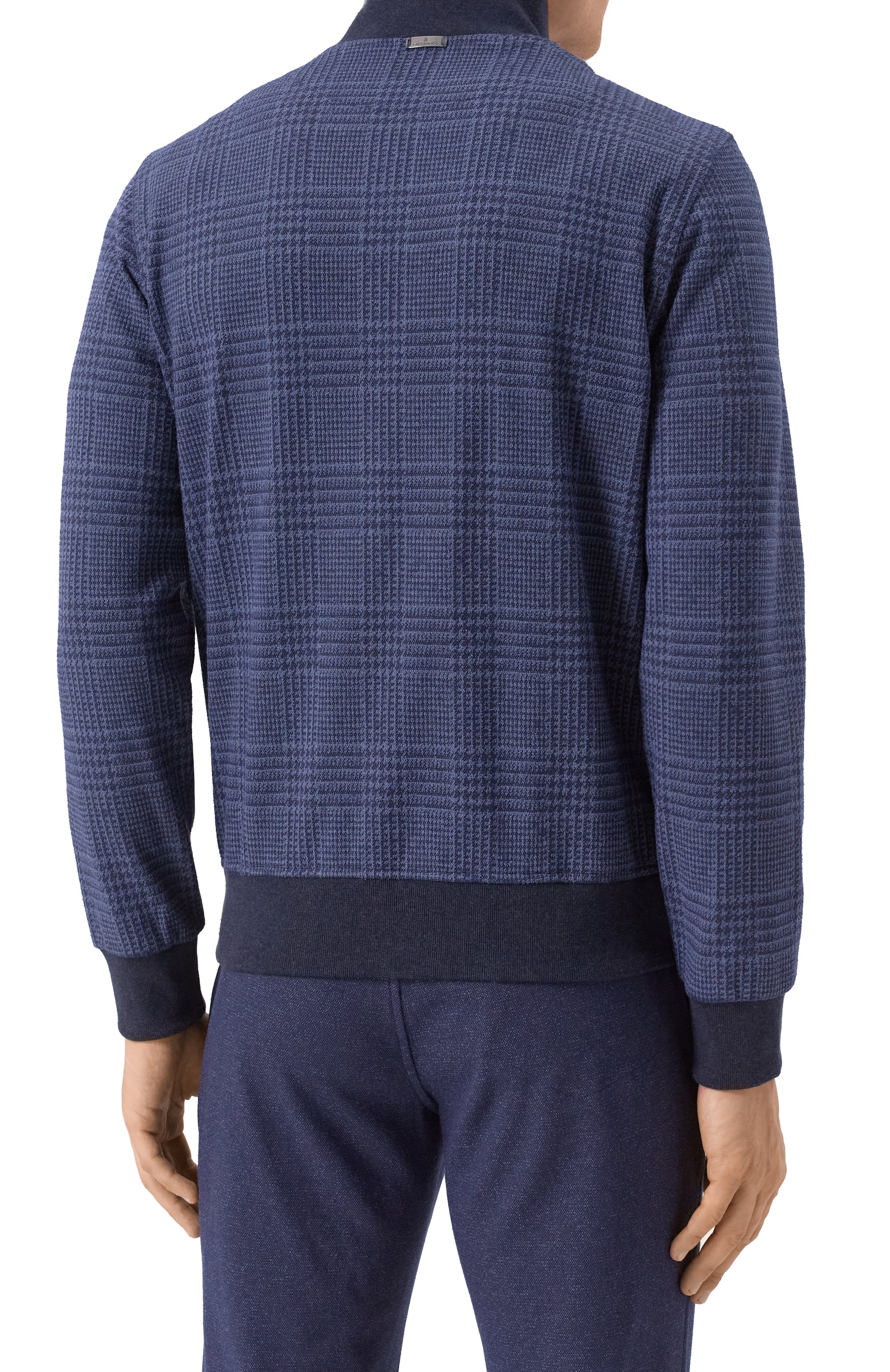 Толстовка CAPOBIANCO темно-синего цвета по цене 89950 руб., арт. 18M450.ST00., фото 4 Толстовка CAPOBIANCO, арт. 18M450.ST00., фото 4