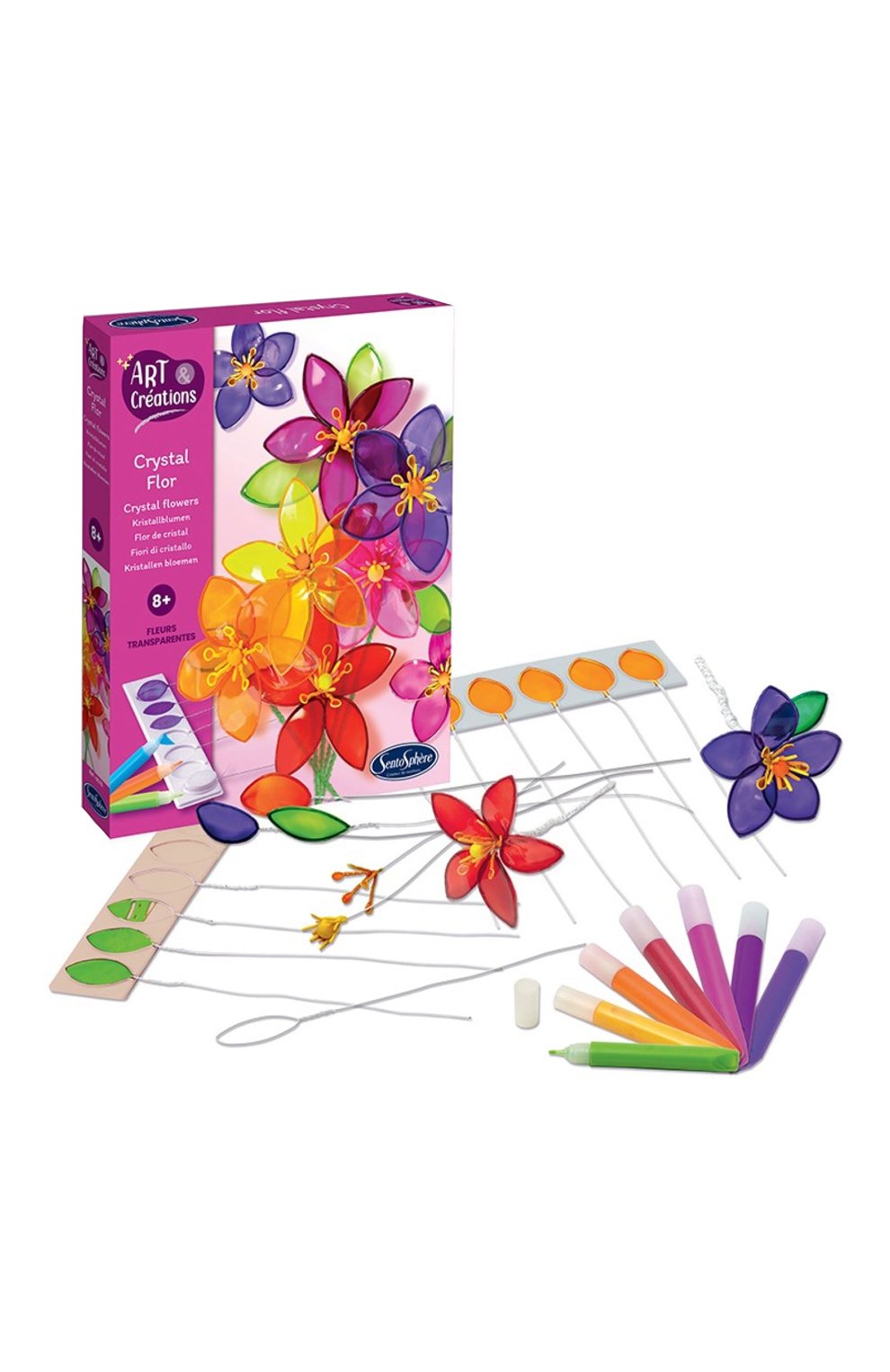 Набор для создания витража цветы SENTOSPHERE, арт. 9510, фото 1