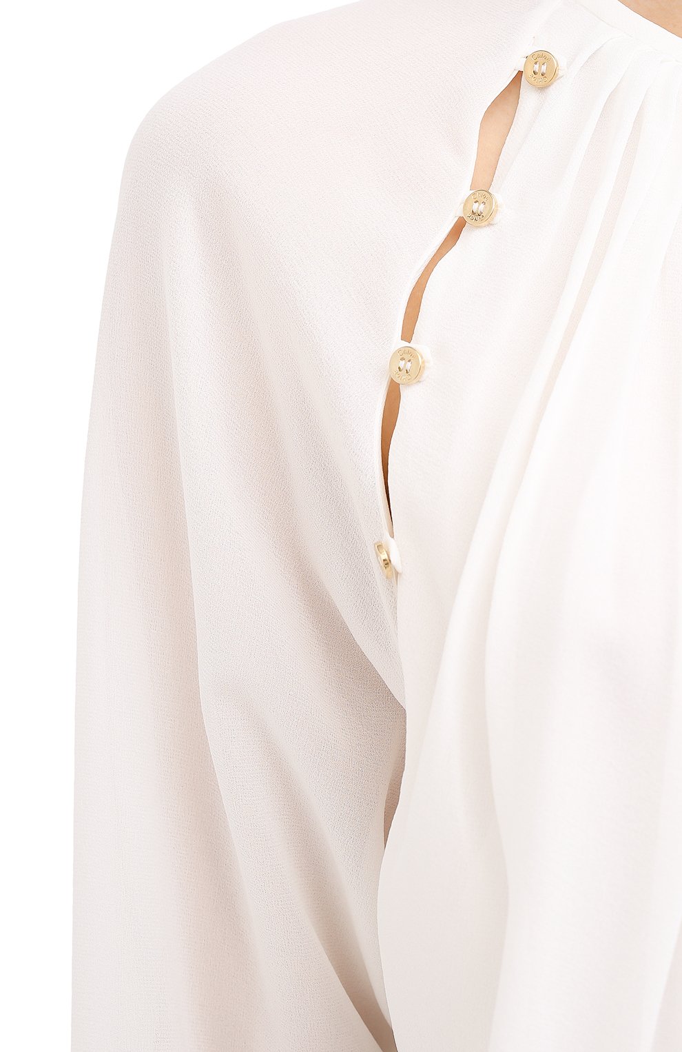 Шелковая блузка CHLOÉ, арт. CHC20AHT32002, фото 6