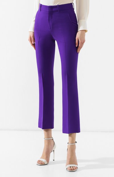 Брюки из смеси шерсти и шелка GUCCI, арт. 523574/ZHM88, фото 3