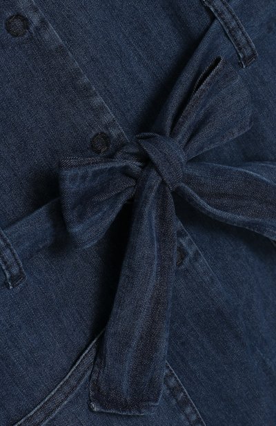 Джинсовый комбинезон с поясом IL GUFO, арт. P19ST053J0003/10A-12A, фото 3