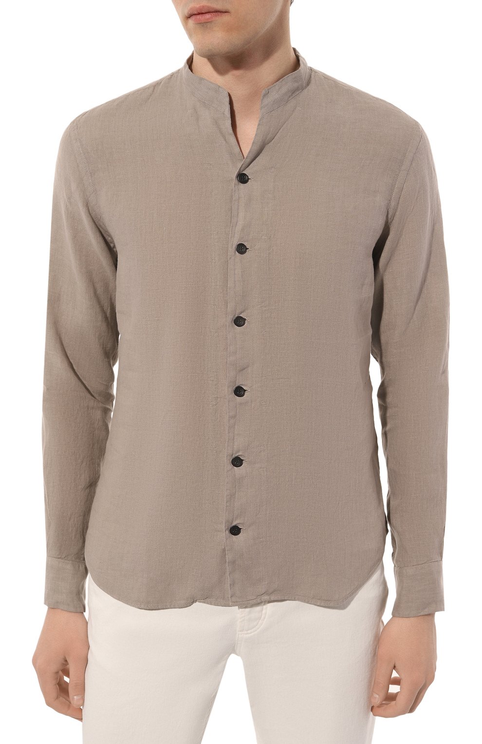 Льняная рубашка HANNES ROETHER, арт. 110921/T029PAS.608, фото 3