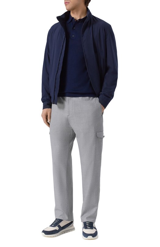 Шерстяные брюки Kiton UPLACTRK0170H01 Серый  UPLACTRK0170H01 Фото 2