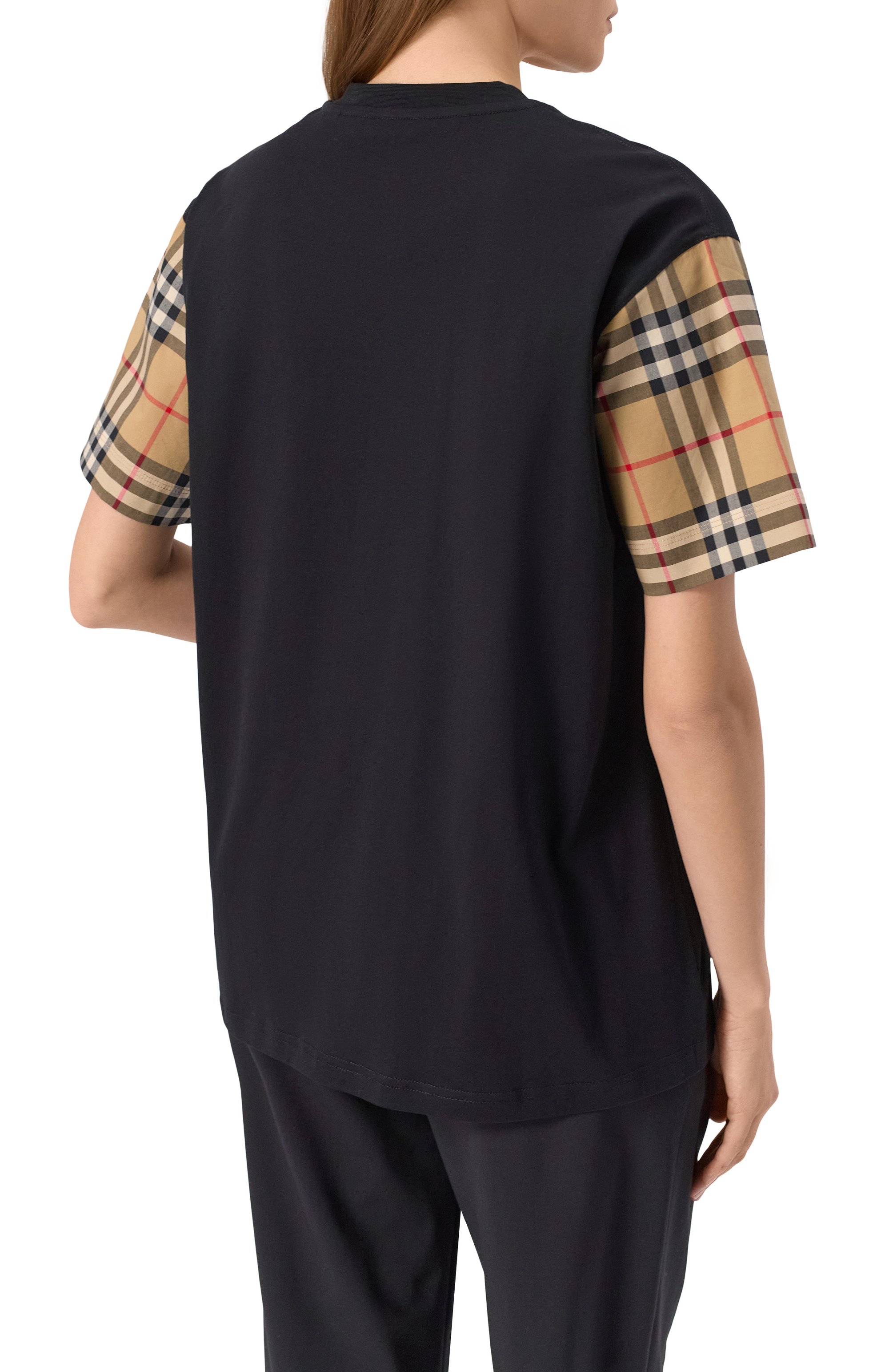 Хлопковая футболка BURBERRY, арт. 8073028, фото 4