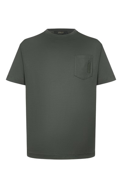 Мужская хлопковая футболка ZILLI, арт. TSR03RM0100VZIN00