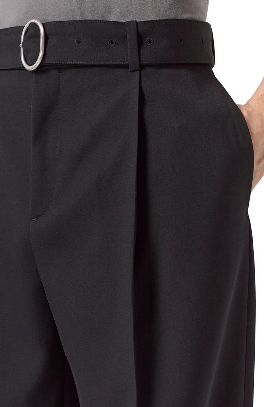 Шерстяные брюки Jil Sander J22KA0272-J40002 Чёрный  J22KA0272-J40002 Фото 5