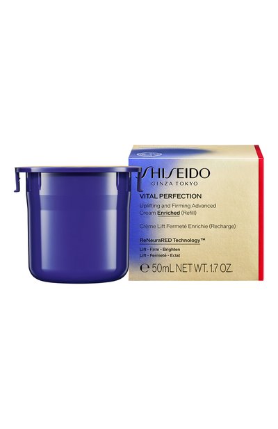 Сменный блок антивозрастного питательного лифтинг-крема vital perfection advanced (50ml) SHISEIDO бесцветного цвета по цене 13900 руб., арт. 21868SH, фото 2 Сменный блок антивозрастного питательного лифтинг-крема vital perfection advanced (50ml) SHISEIDO, арт. 21868SH, фото 2