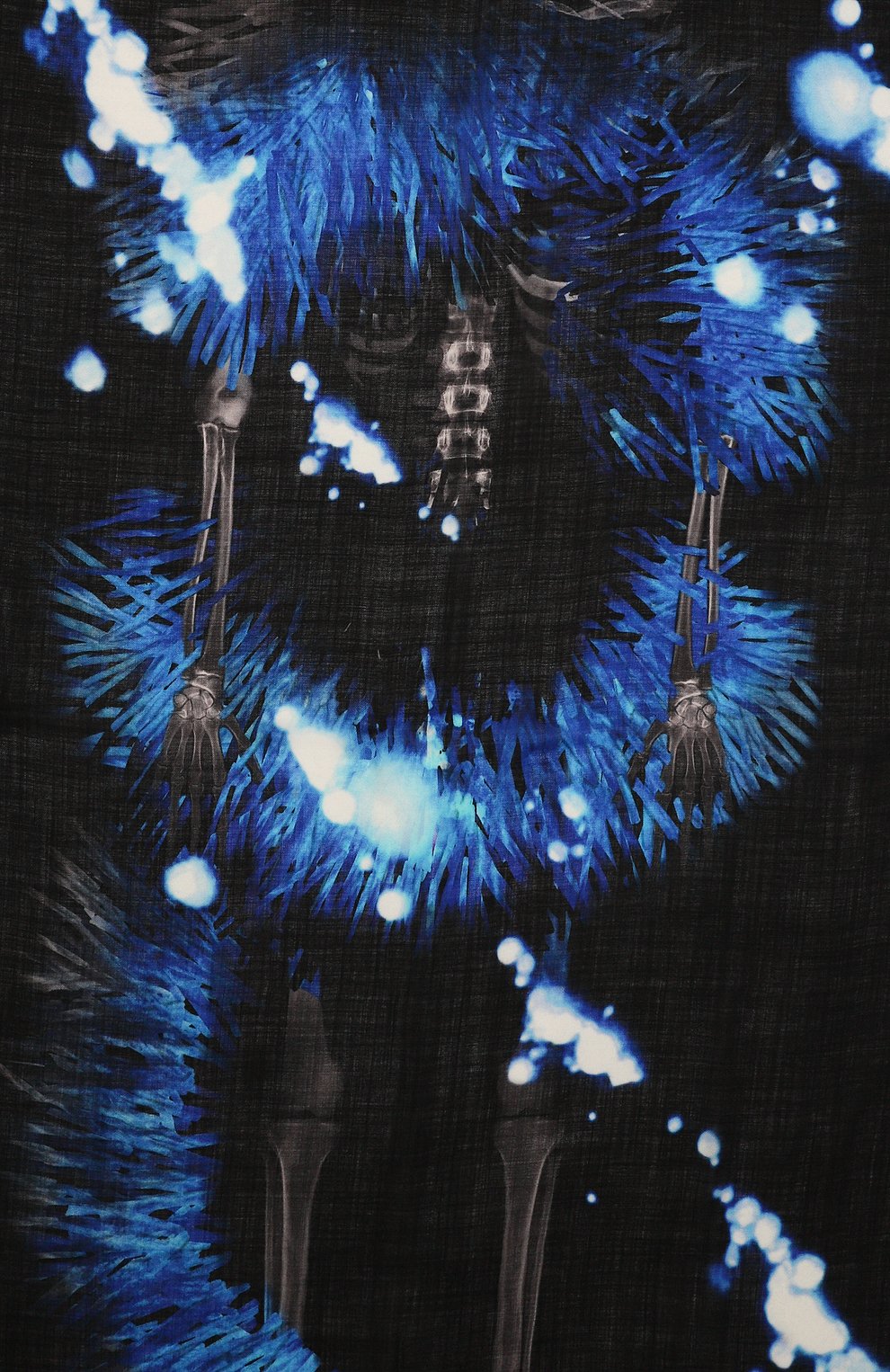 Шерстяной шарф ALEXANDER MCQUEEN, арт. 746589/3200Q, фото 3