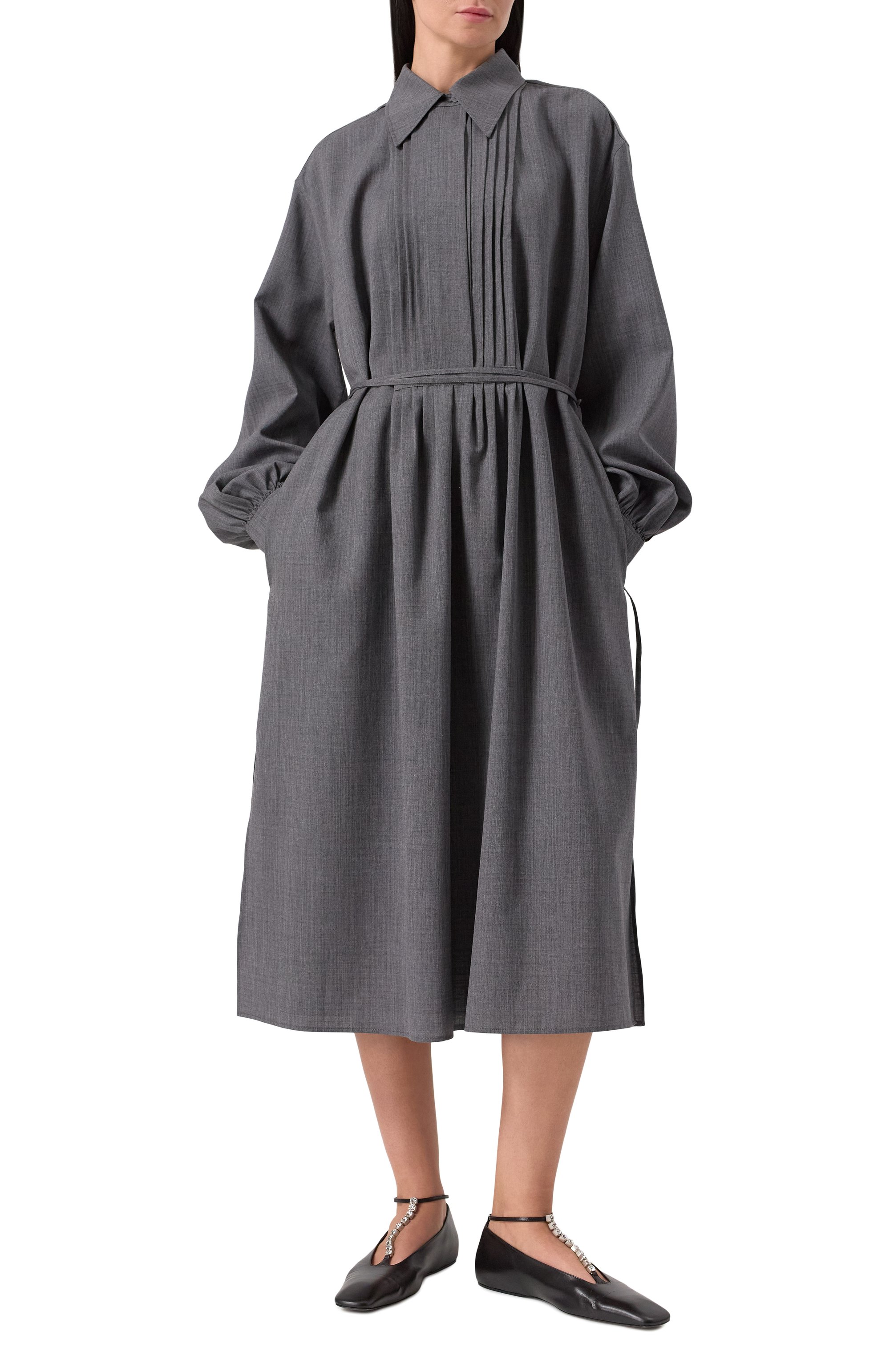 Шерстяное платье JIL SANDER, арт. J02CT0390-J40171, фото 3