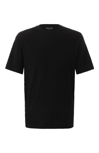 Мужская футболка из вискозы и кашемира GIORGIO ARMANI, арт. GM001107/AF14800