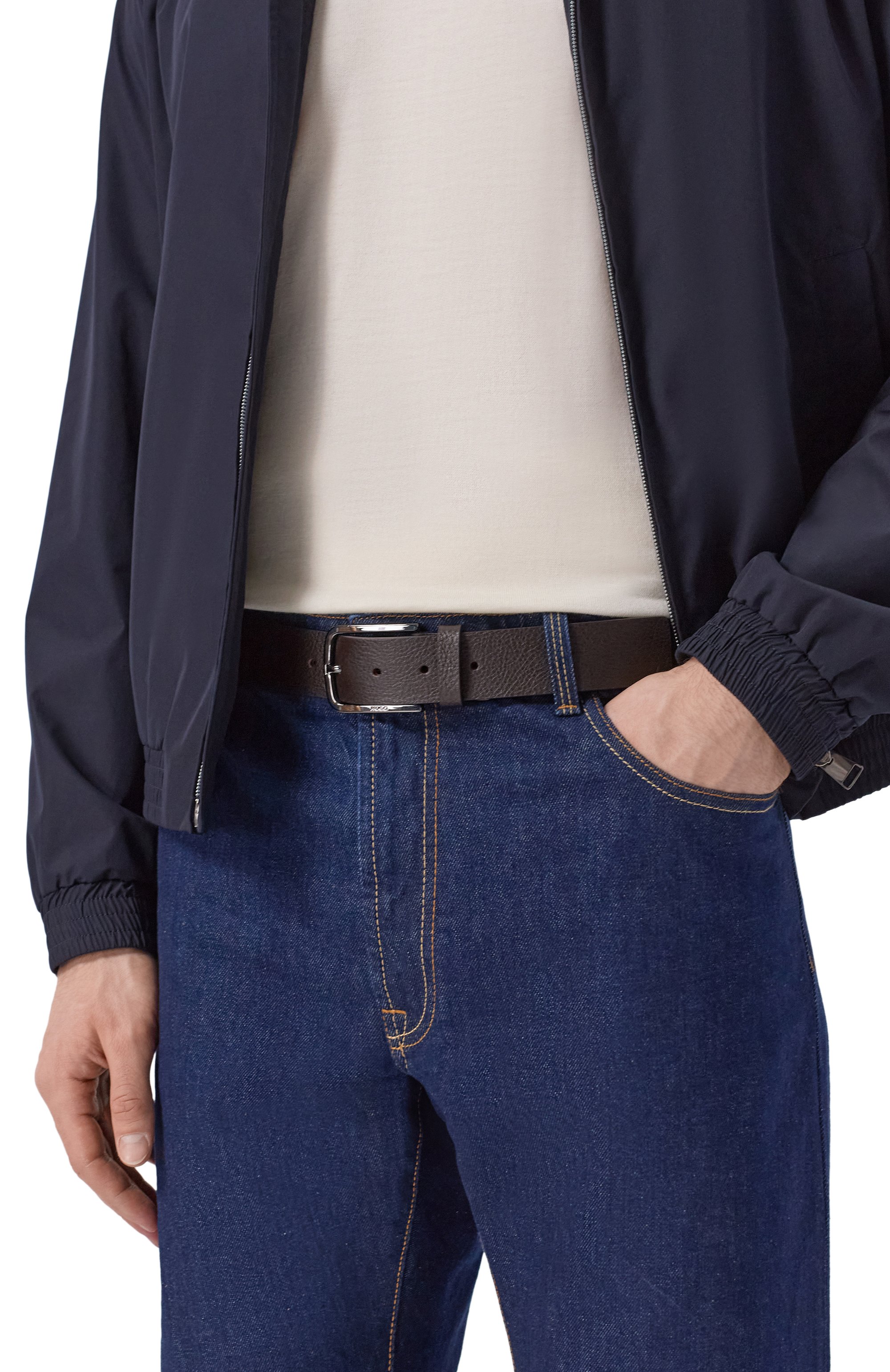 Кожаный ремень HUGO, арт. 50548352, фото 2