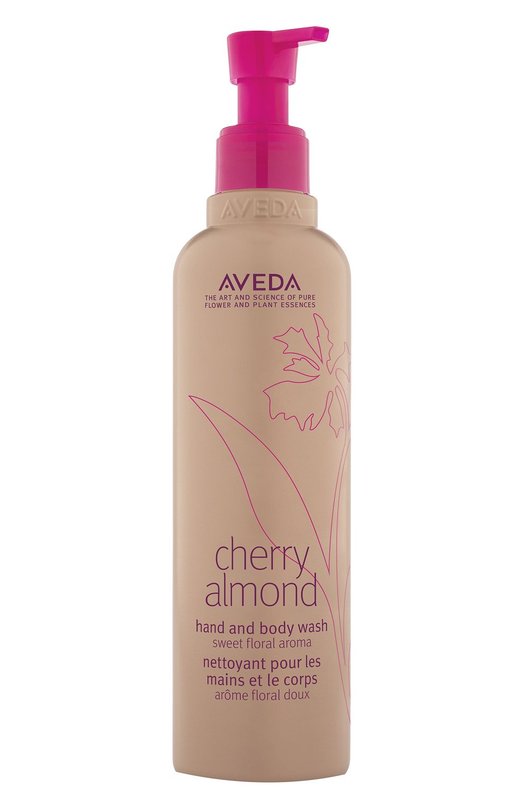 фото Вишнево-миндальное жидкое мыло для тела и рук cherry almond (250ml) aveda