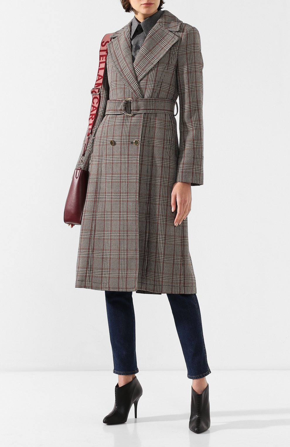 Шерстяное пальто STELLA MCCARTNEY черного цвета по цене 232000 руб., арт. 578614/SNB81, фото 2 Шерстяное пальто STELLA MCCARTNEY, арт. 578614/SNB81, фото 2