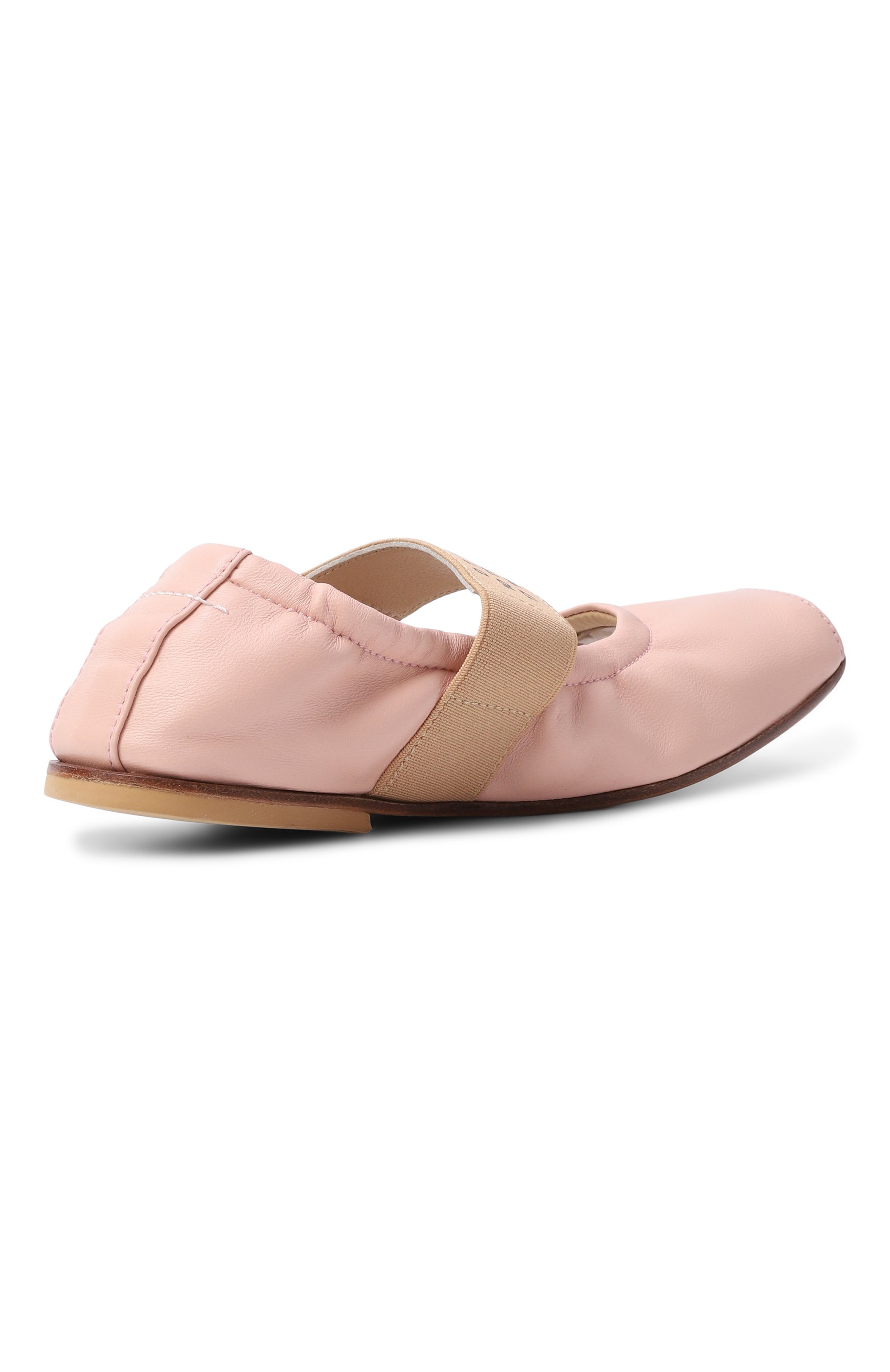 Кожаные балетки MM6, арт. 82396/VAR3_001, фото 3