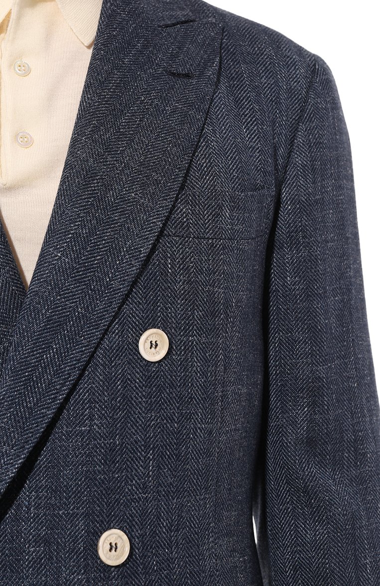 Пиджак из шерсти и шелка BRUNELLO CUCINELLI, арт. MQ4257BBD, фото 5